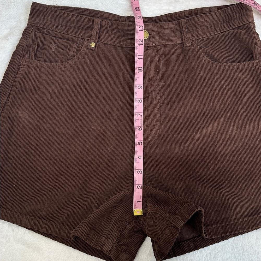 Thrills Womens Organic Cotton Preppy Corduroy High Waist Boho‎ Granola Shorts 10 - Picture 5 of 10